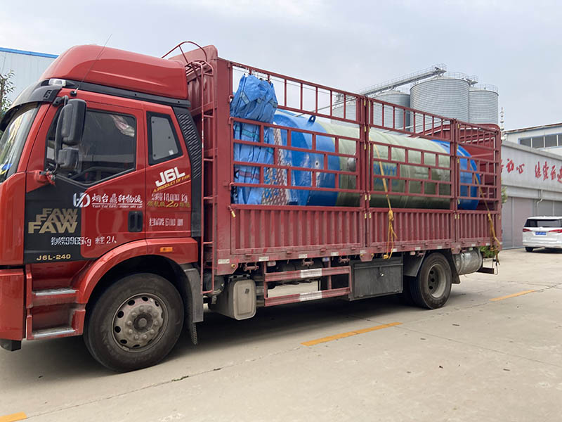 喜讯，烟台客户定制的一体化预制泵站发货啦！